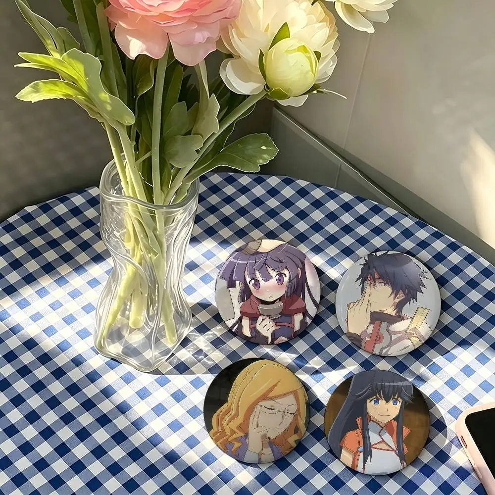 1pc Log Horizon Cartoon Style Badge Brooches On Backpack Decoration Round Enamel Pins For Accessorys