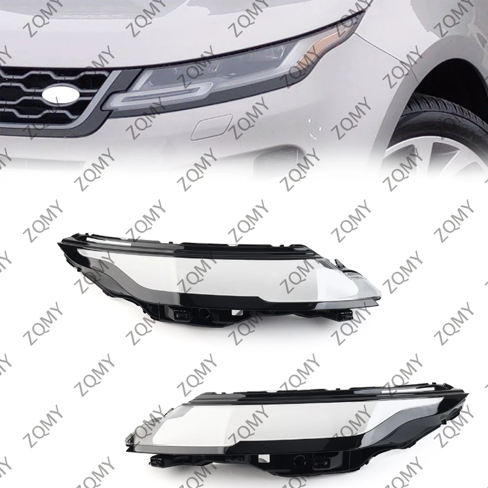 2pcs Car Headlight Lens Cover Headlamp Lampshade Lamp Shell For Land Rover Range Rover Evoque 2020 2021 2022 2023