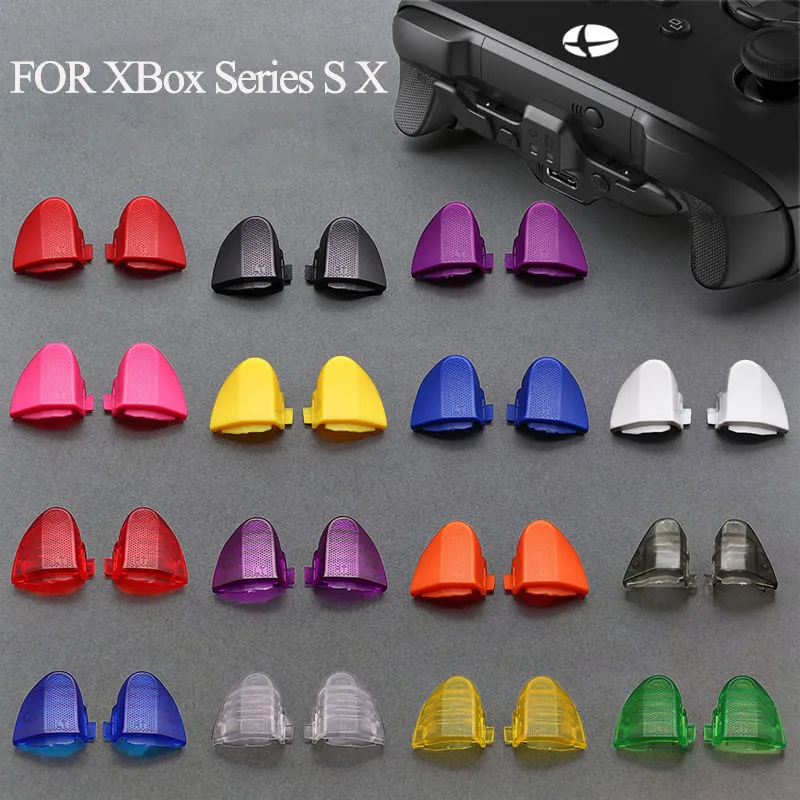 1 Paar Ersatz-RT-LT-Abzugstasten für Xbox Series S/X Controller, bunte L/R-Schulter-Abzugstasten, Reparaturteile und Zubehör