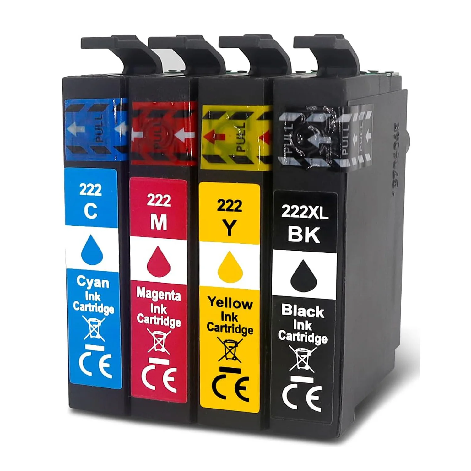 cartuchos de tinta substituicao para epson 222xl uso com expressao home xp5200 workforce wf2960 222 xl t222 t222xl 01