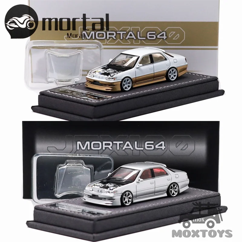 MORTAL 1:64 Cresta Mk5 X100 2.5 Roulant G pearl white Silver Diecast Model Car
