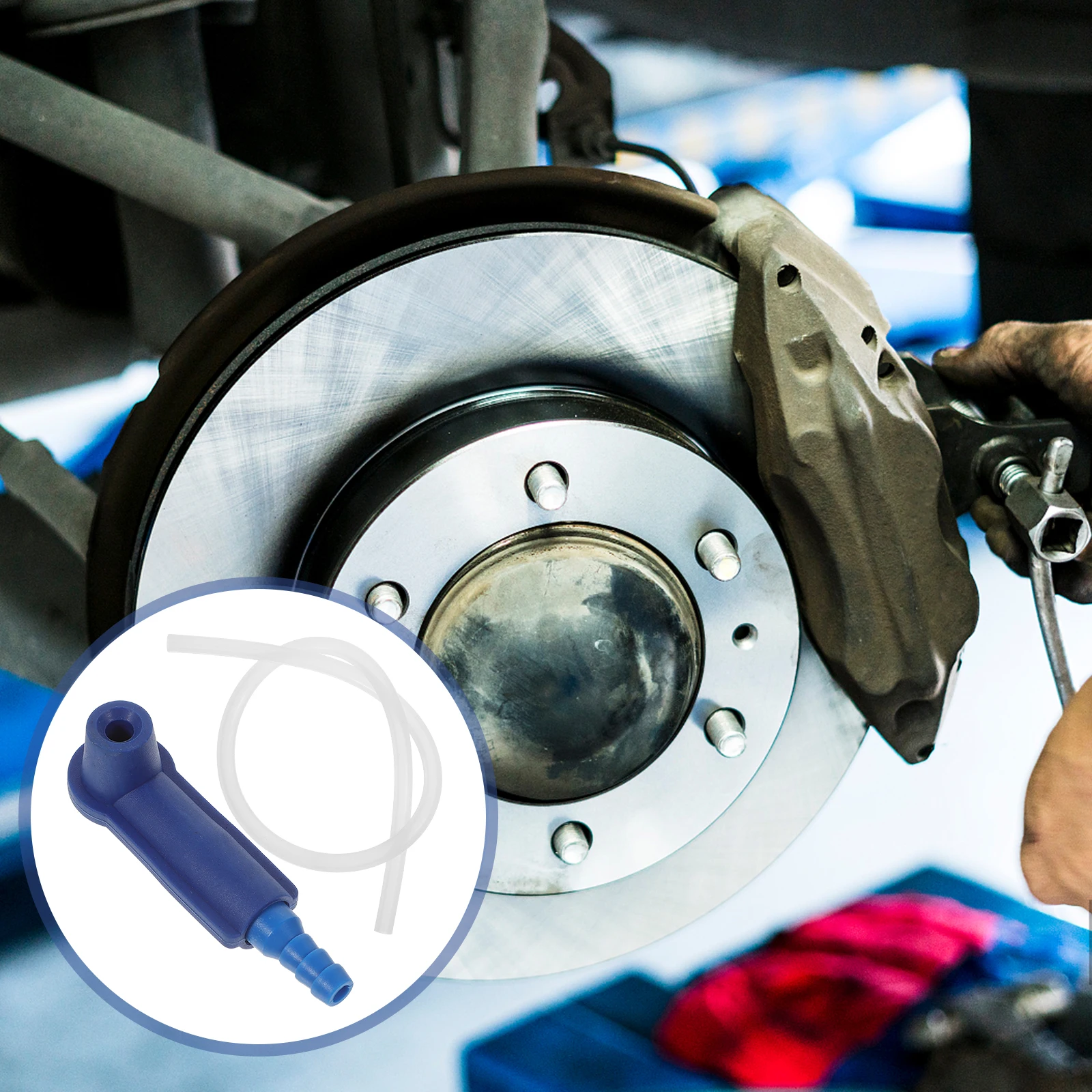 

Brake Bleeder Hose High Grade Plastic Durable Anti Rust Replacement Tool for Car Brake Fluid Change Oil Bleeder Connector Pump