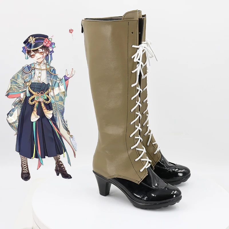 Toilet-Bound Hanako-kun Hanako Cosplay Shoes Boots Anime Halloween Carnival Boots Custom Made