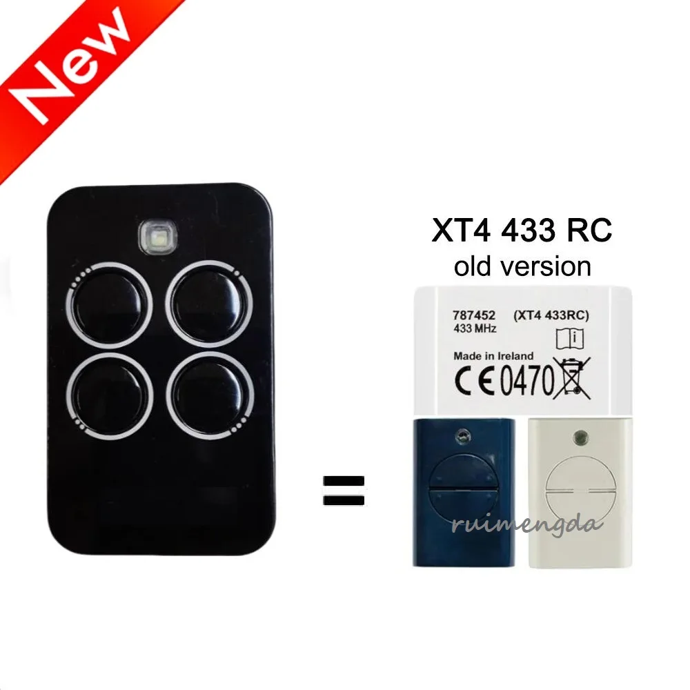 Imagem -06 - Controle Remoto para Porta da Garagem Controle de Portão Elétrico Canais Abridor de Comando 433mhz Rolling Code 787456 Xt4 433