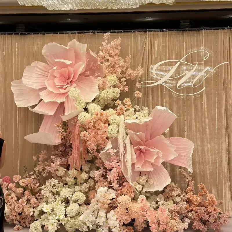 for Wedding Event Stage Scene Decoration Window Display Creative High End Custom Handmade Paper Art Installation