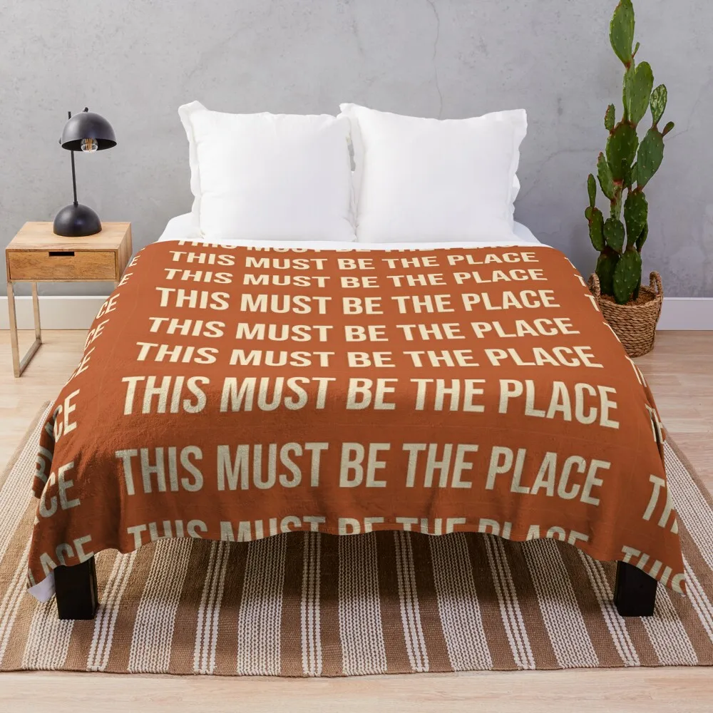 

this must be the place Throw Blanket Soft valentine gift ideas funny gift Comforter Blankets