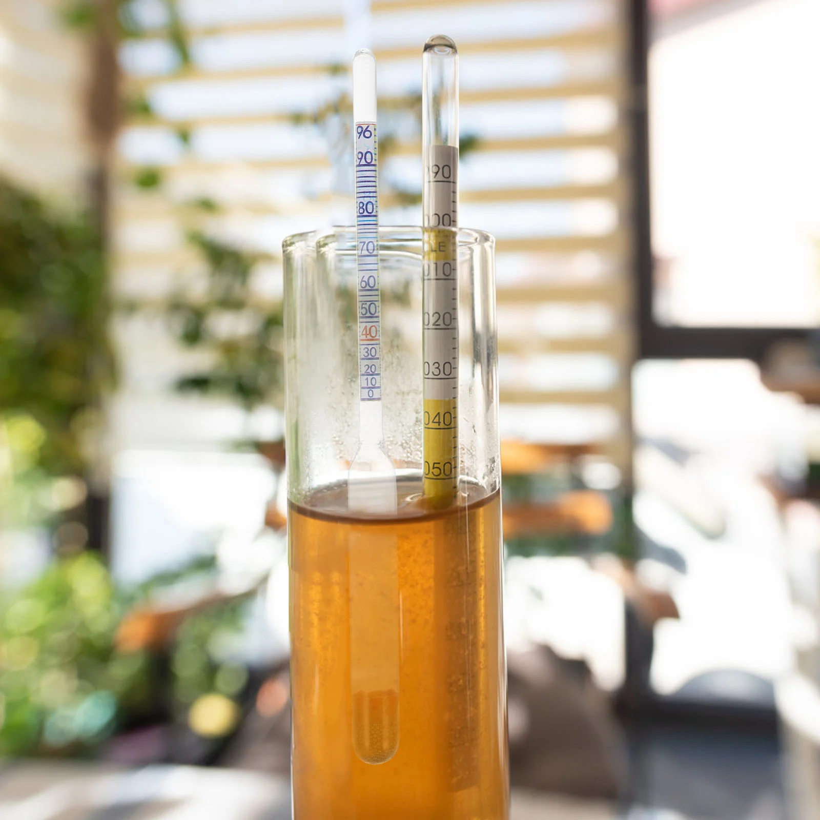 

5Pcs Glass Alcoholmeter Stable and Accurate Triple Scale Hydrometer for Measuring Sugar and Alcohol Content Hydrometer for Wine