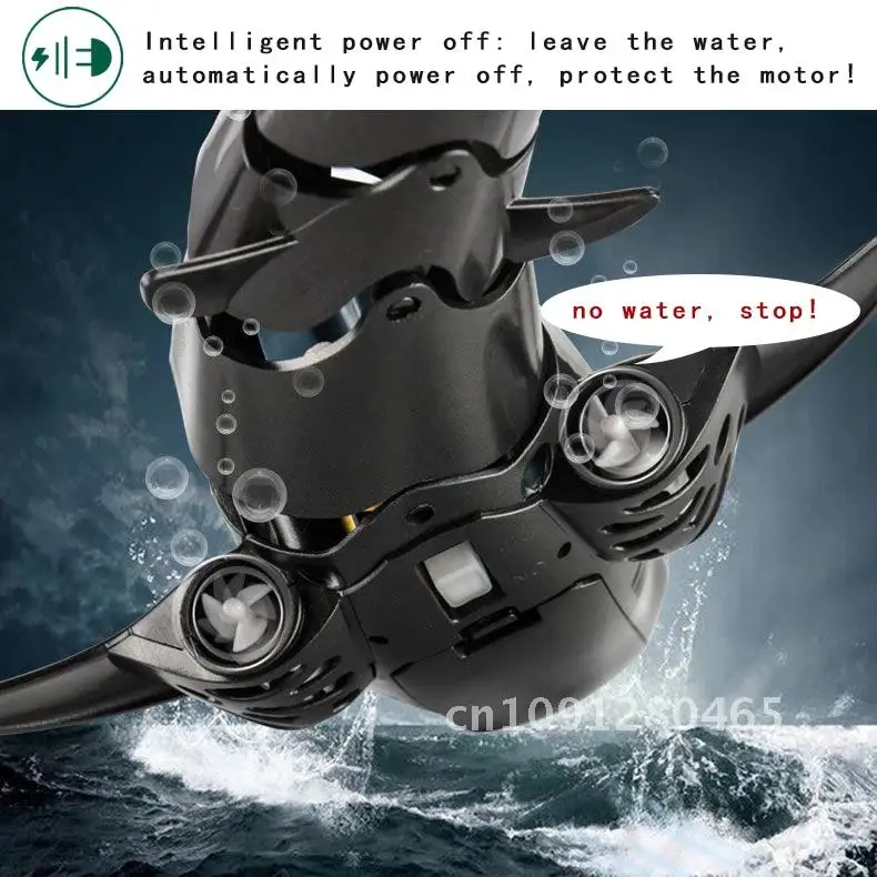 Remote Control Sharks Boat Robots Kids Toys for Boys Water Swimming Pools Bath Tub Girl Children Simulation Rc Fish Animals Ship