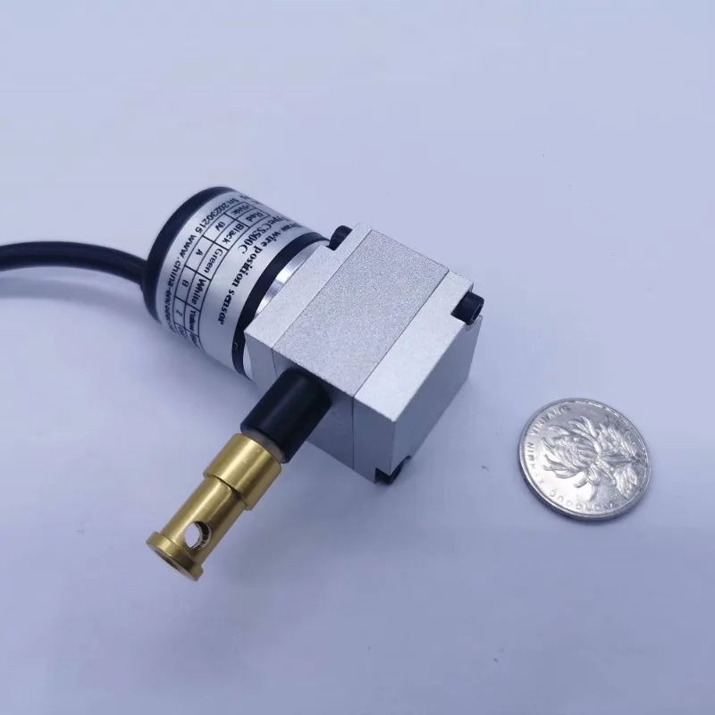 Mini Linear String Encoder 100mm 200mm 300mm 400mm 500mm Range Linear Position Sensor NPN Output