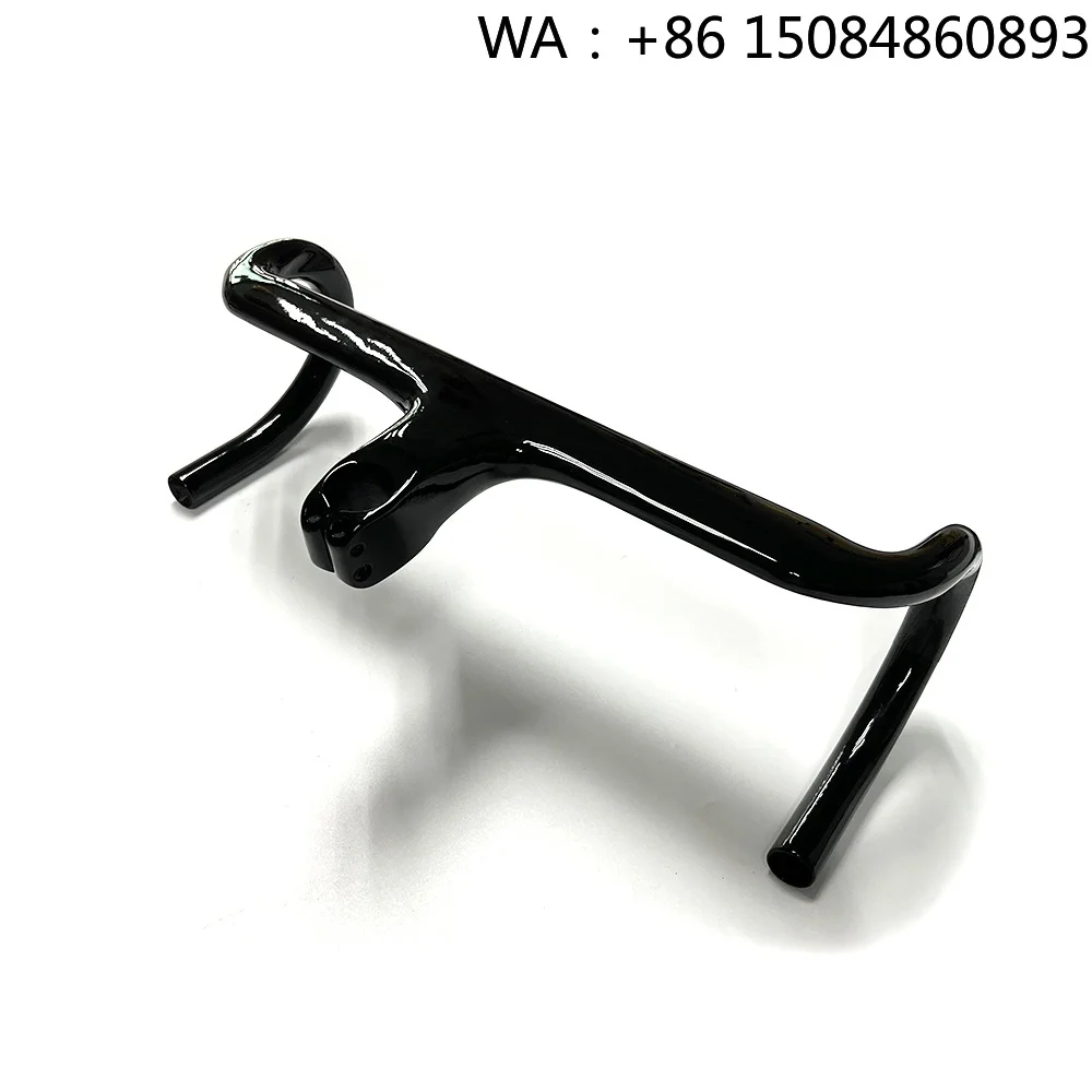 

Custom Carton Pack Full Carbon Road Bike Drop Handlebar Available 401-500mm Size Ultralight Highway Cycling Steering Replacement