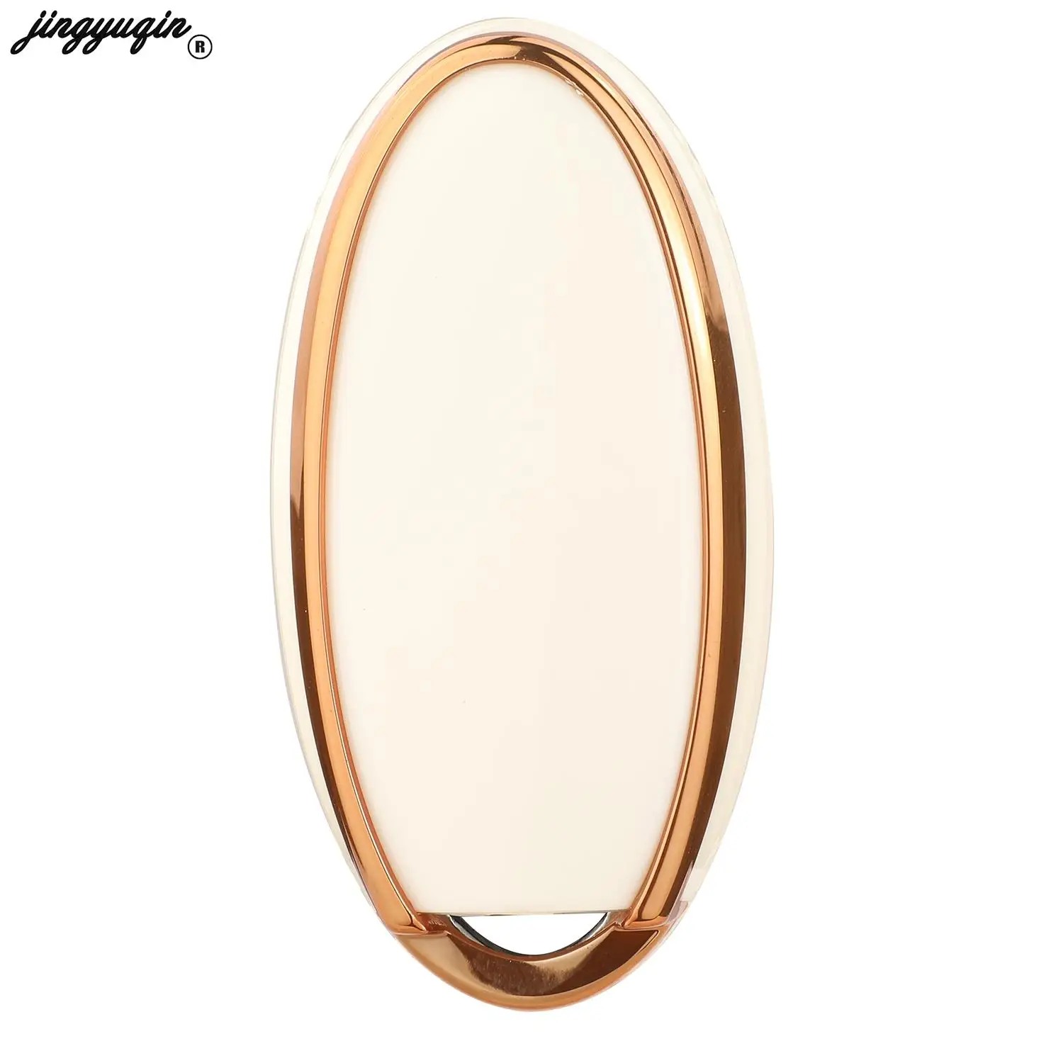 Jingyuqin 4 Bottoni Nuovo TPU Per Nissan Patrol Y62 Rouge Maxima Altima Sentra Murano 2018 2019 2020 Chiave A Distanza Dell'automobile custodia protettiva