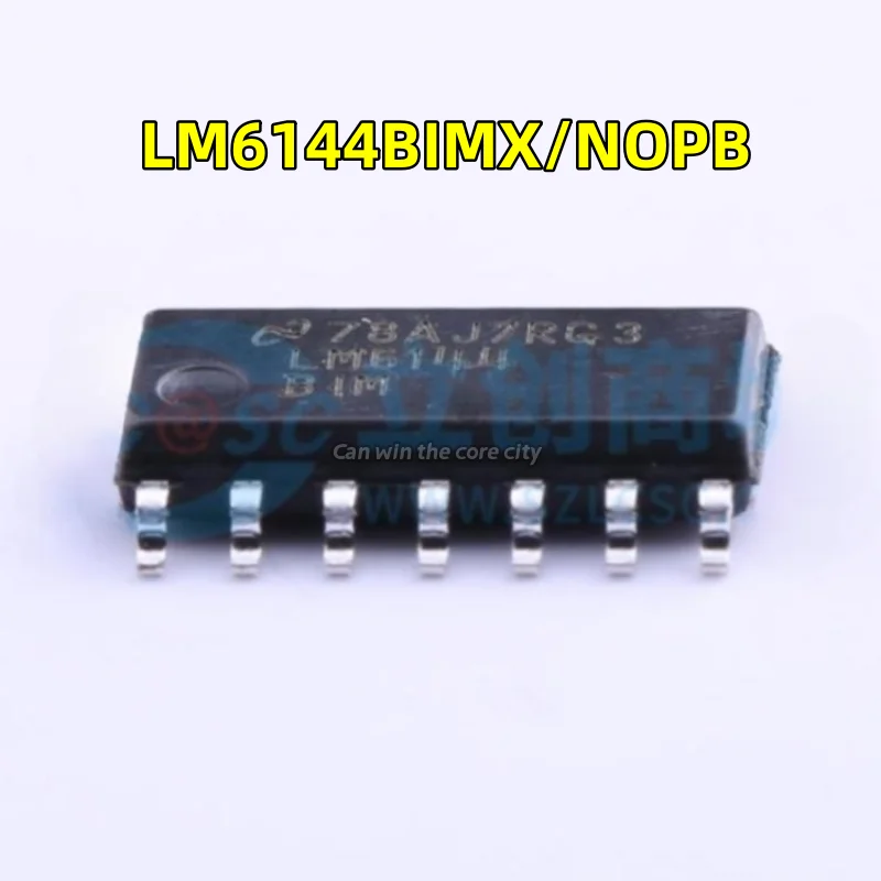 10 PCS / LOT new LM6144BIMX / NOPB LM6144BIM LM6144 four-way high-speed / low-power operational amplifier