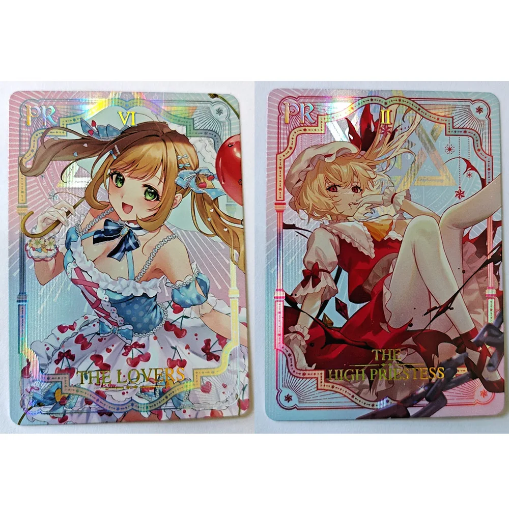 Anime Goddess Story 2M13 PR Black Magician Girl Frieren Premium Flash Card Collectible Card Boy Games Toys Christmas Birthday