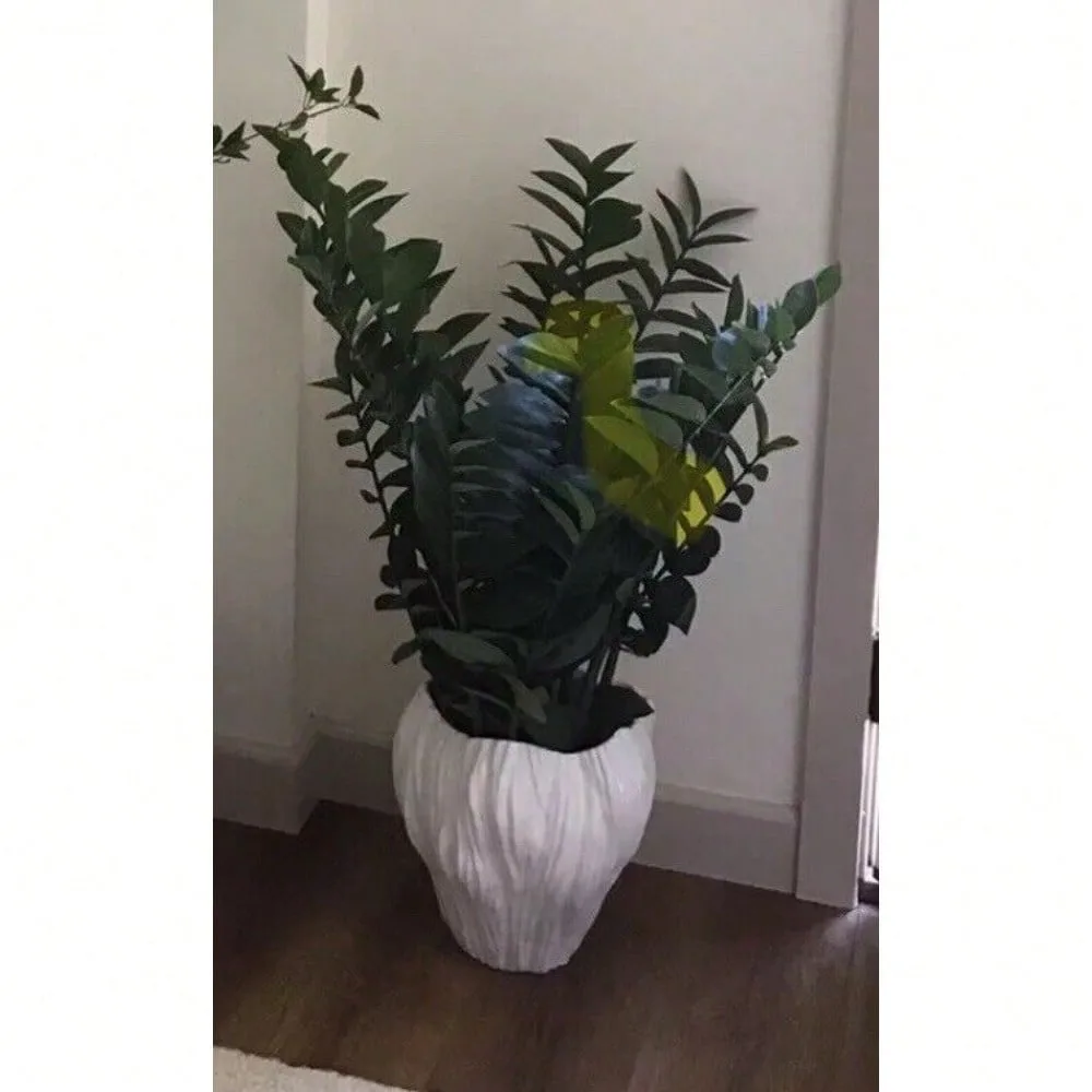 Zamioculcas 인공 식물, 홈 오피스 장식, 4 인치