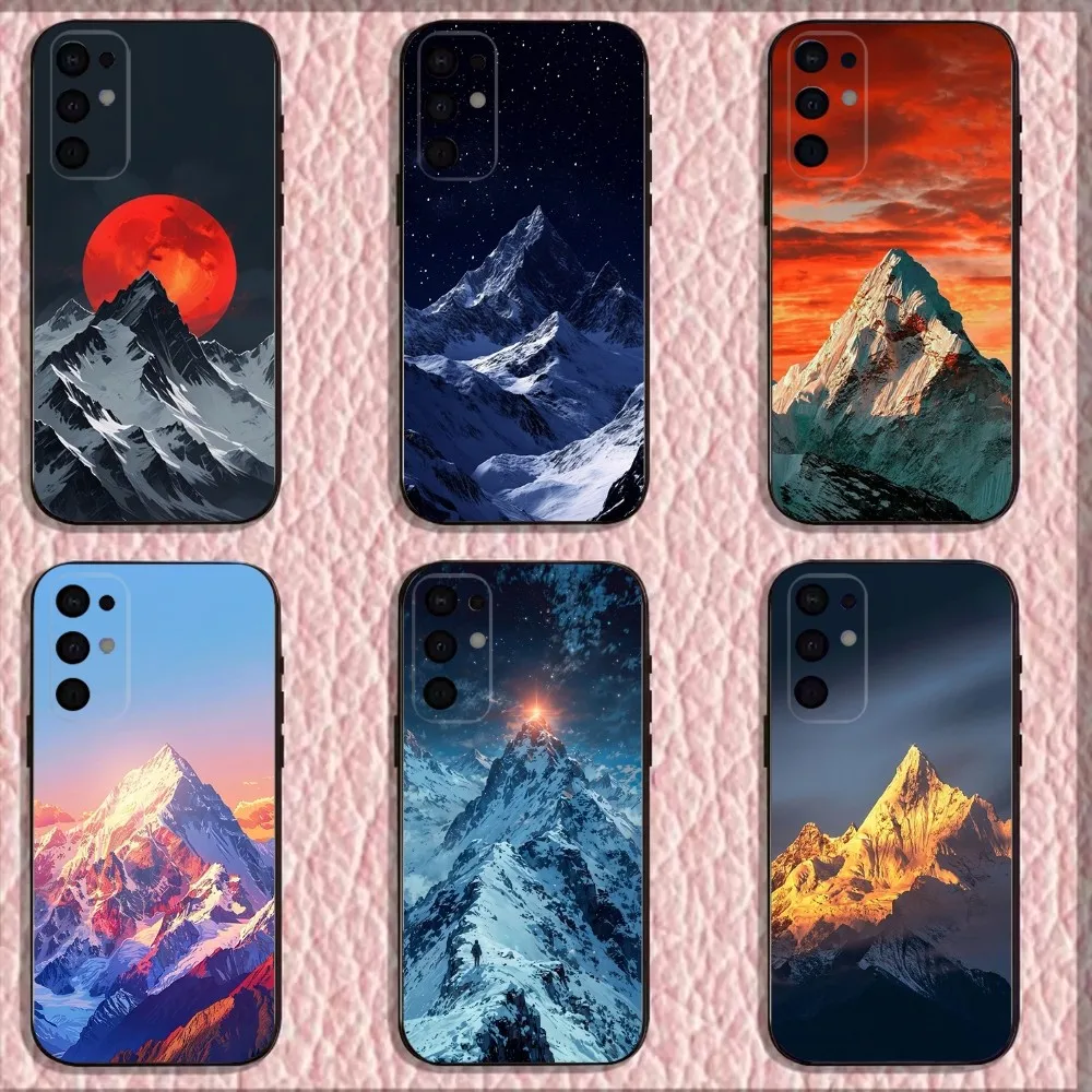 

Everest mountain world first Phone Case For Samsung S25,S24,S21,S22,S23,S30,Ultra,S20,Plus,Fe,Lite,Note,10,9,5G Black Cover