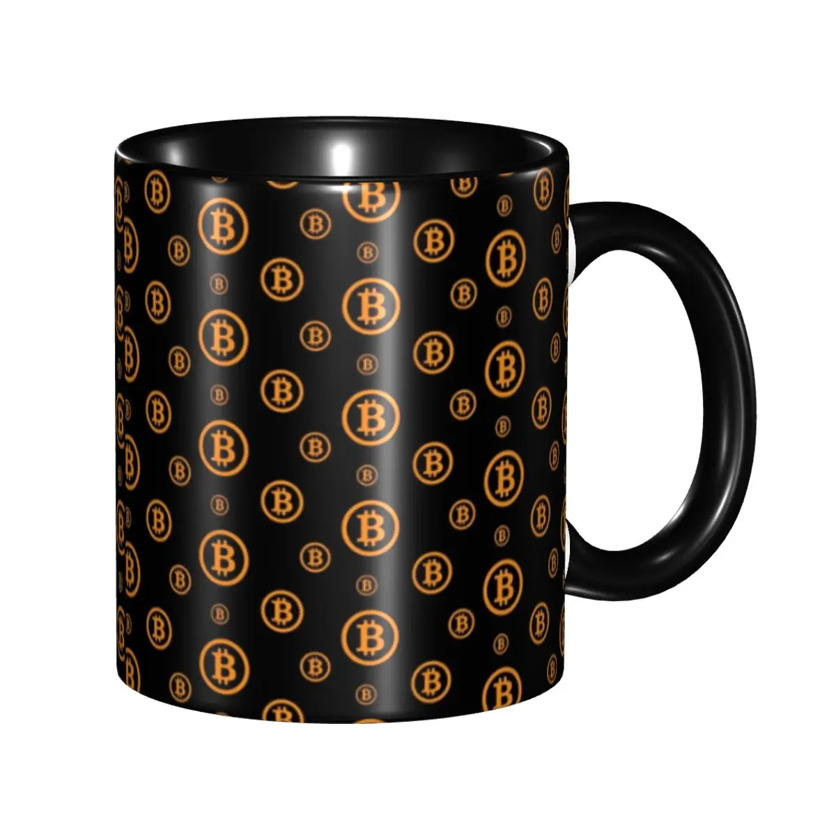

Custom Bitcoin Logo Pattern Coffee Mugs DIY BTC Cryptocurrency Blockchain Ceramic Tea Milk Cup