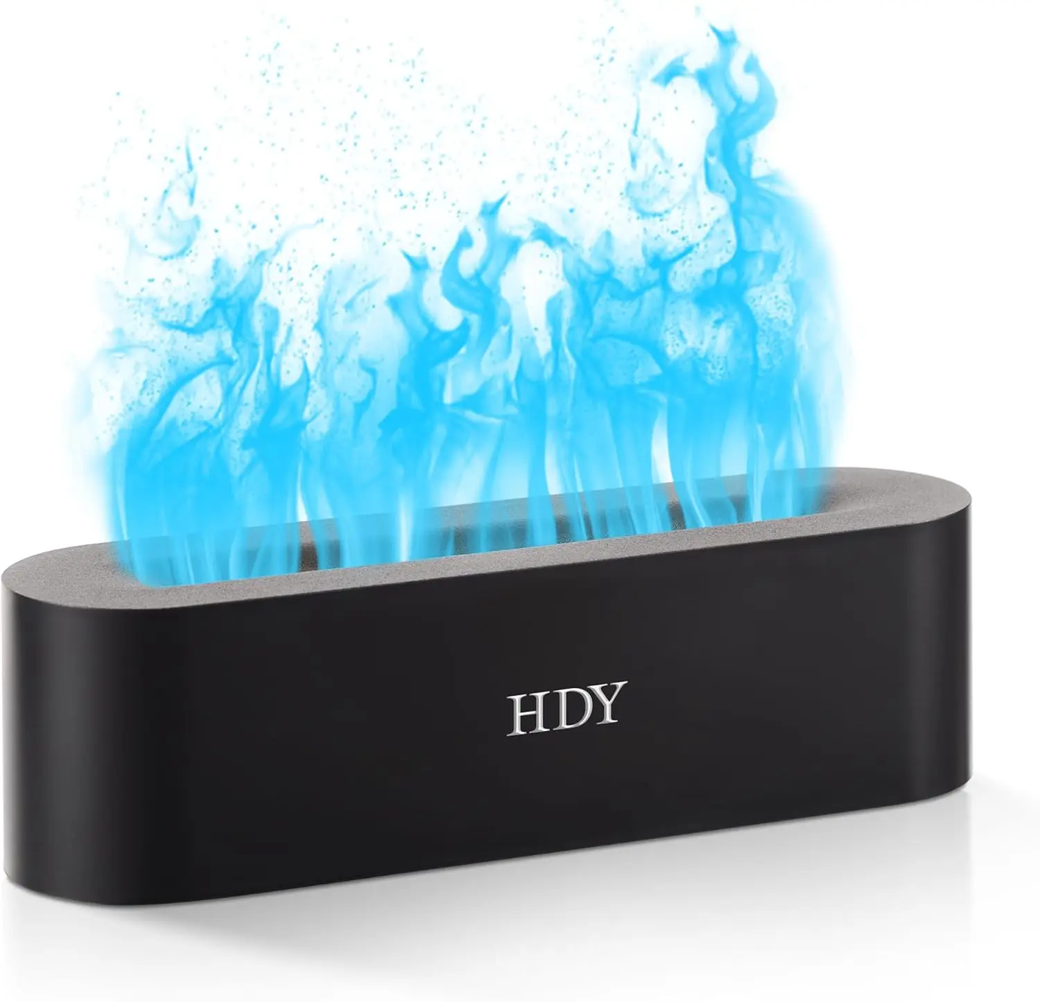 

Диффузор эфирного масла пламени 150 мл — увлажнитель 7 цветов, таймер и автоматическое отключение (черный)