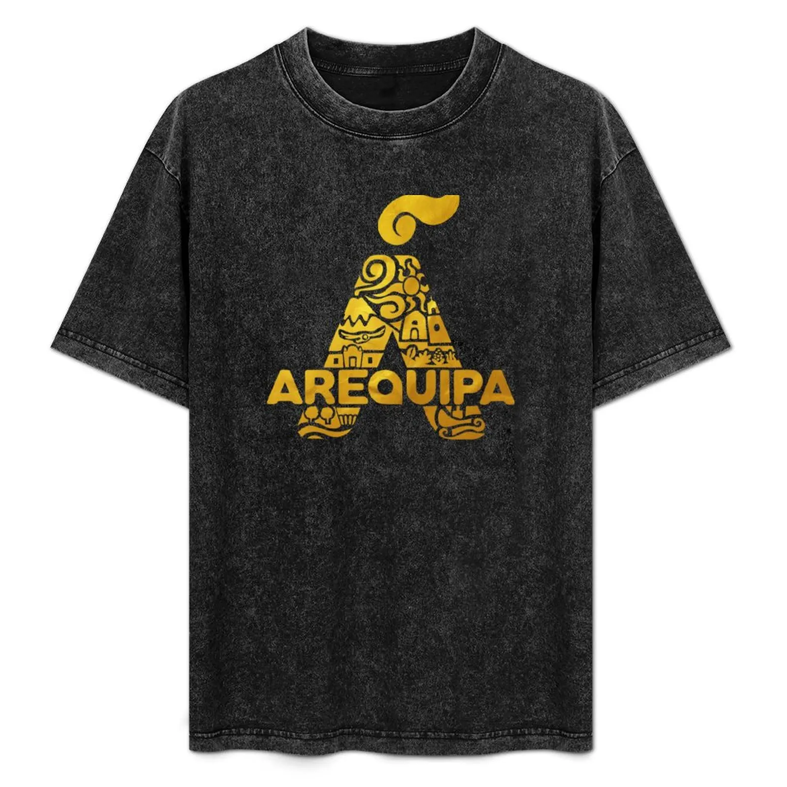 

Arequipa T-Shirt plus sizes kawaii clothes Short sleeve tee oversized t shirt men