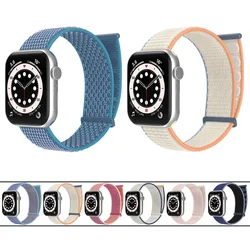 Nylon loop Band for Apple Watch Strap 49mm 45mm 41mm 44mm 40mm 42mm 38mm  sport Bracelet iWatch Ultra 2 Series 3 4 5 SE 6 7 8 9