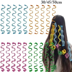 Heatless Hair Curles 10/12/18pcs No Heat Hair Rollers Volume Curles Women Hair Curlers Soft Flexirods Rolller Curling Hairs Tool