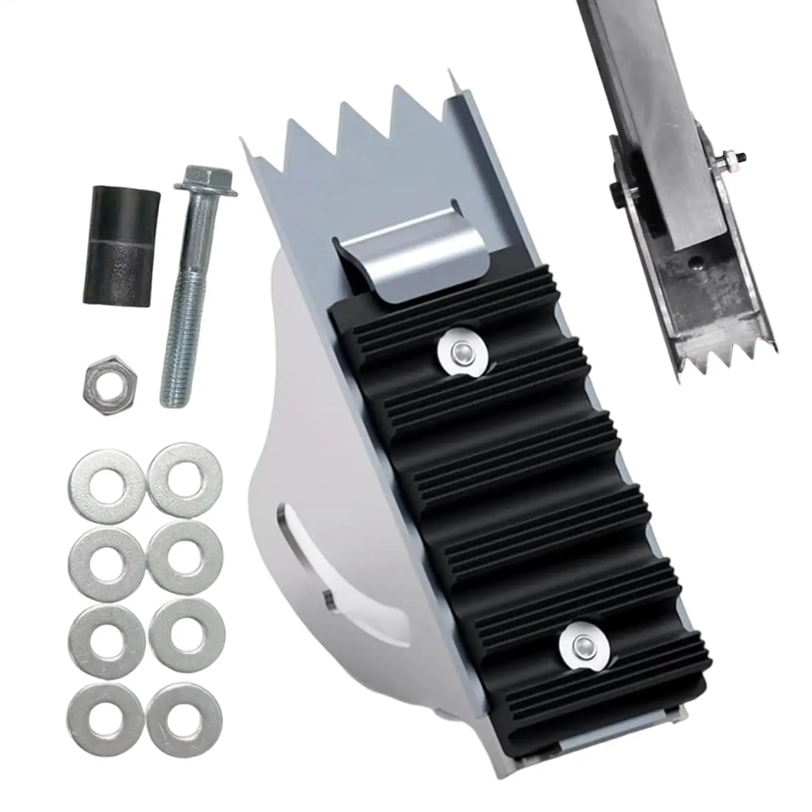 تمديد سلم الأحذية استبدال الألومنيوم المضادة للانزلاق أداة إصلاح تمديد سلم استبدال ل سقف العلية الدرج منضدة #3