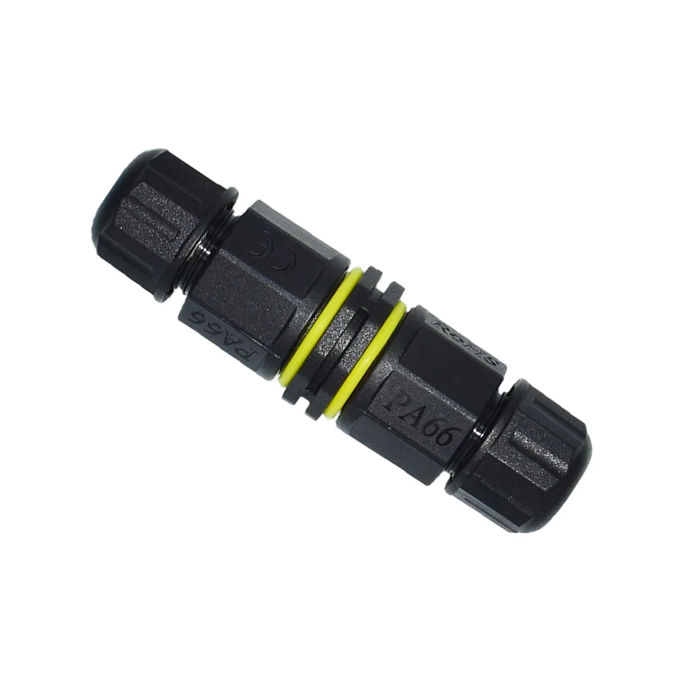 10PCS Waterproof Wire Connectors 3 Pin 2 Way Terminal Block IP68 Waterproof Junction Box LED Light Cable Terminal Outdoor