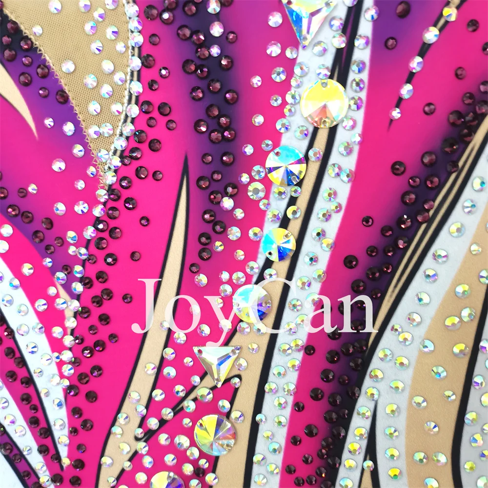 جويكان وردي سبانديكس ثياب الجمباز للفتيات والنساء ، ملابس رقص أنيقة للمنافسة