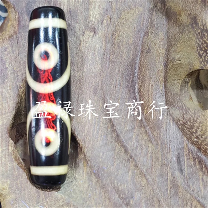 Fluorescent Dzi Loose One- Three-Eyed Tiger Tooth Master Agate Jewelry Accessories Beads