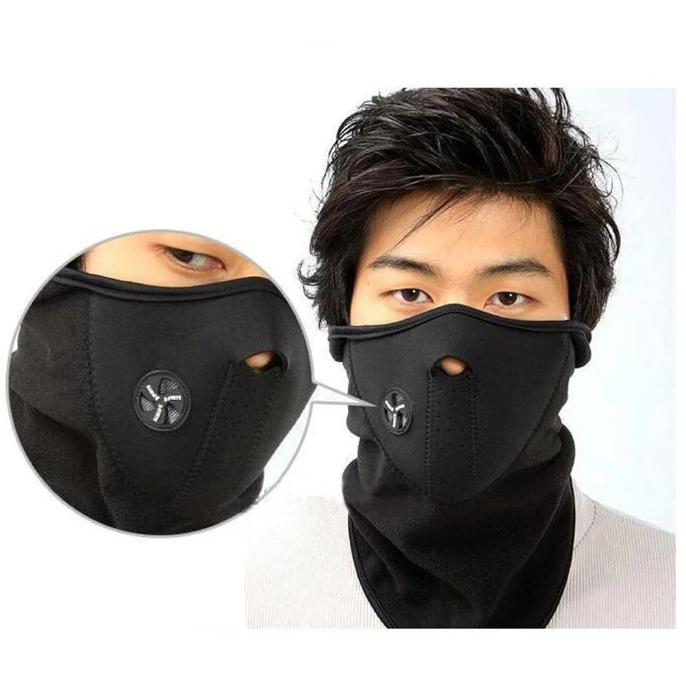 

3Pcs 3D Anti-Wind Face Mask Stretchable Skin-Friendly Cover for Motorcycle Biking Hunting Winter Use 3D Face Mask