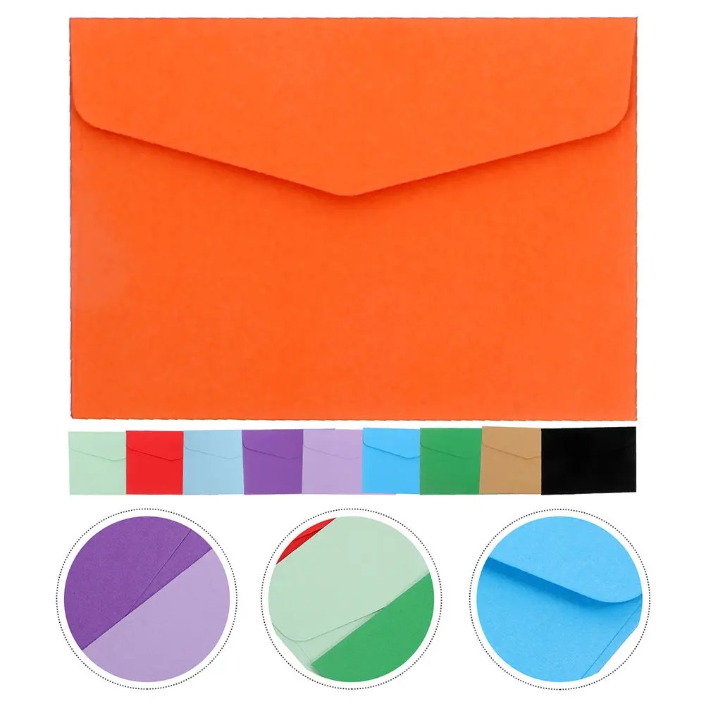 70Pcs Simple Style Small Envelopes for Blessing Cards Money Envelope Storage Gift Cash Budget DIY Expense Tracking Decorative
