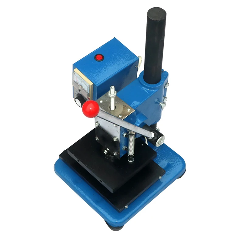 TJ-156 Manual Hot Stamping Machine, 220V Leather Label and Logo Embossing Machine, Hot Press Embossing Machine