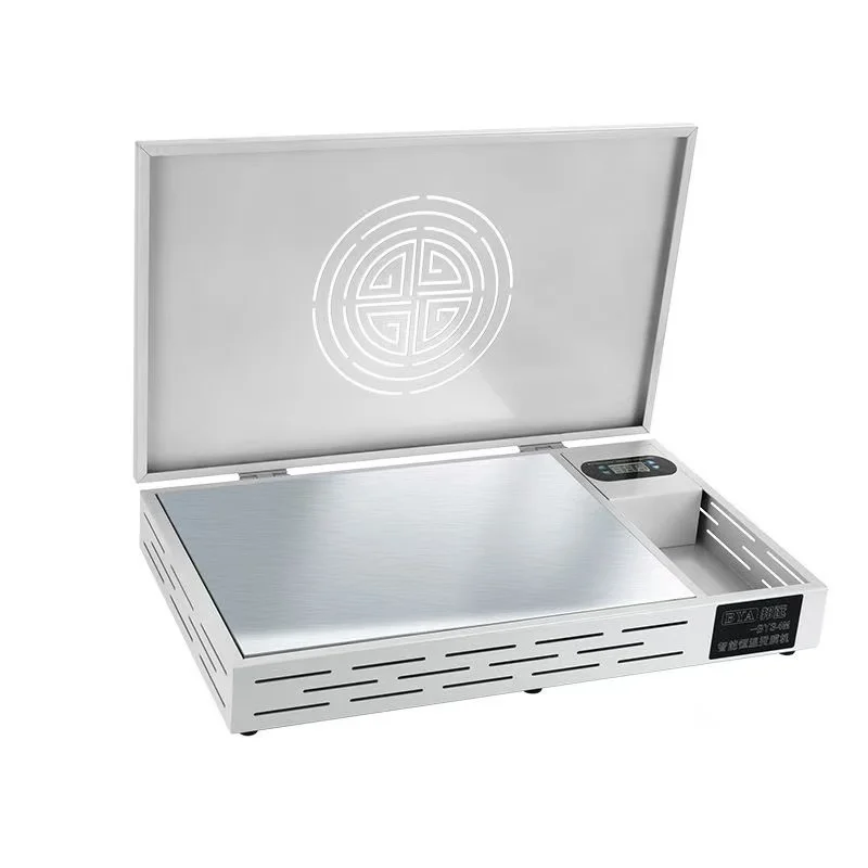 Digital Temp Control Heat Plate Cellophane Sealing Machine 1200W Shrink Wrapper for Tea Cigarette Cosmetic Gift Box
