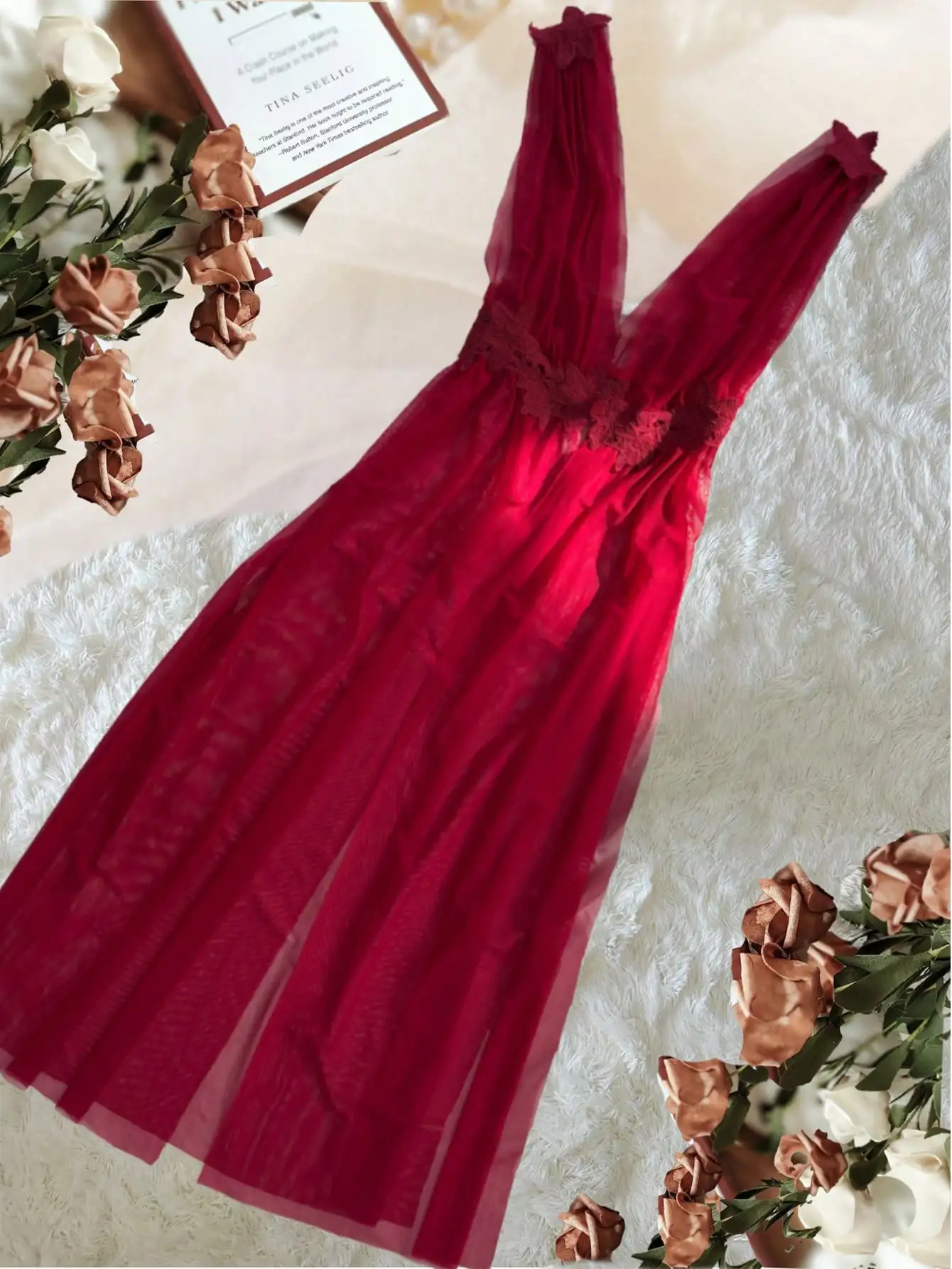 مثير الملابس الداخلية منامة للنساء العميق الخامس الرقبة مفتوحة الجانب تصميم جديد حار بيع الملابس الداخلية اللباس