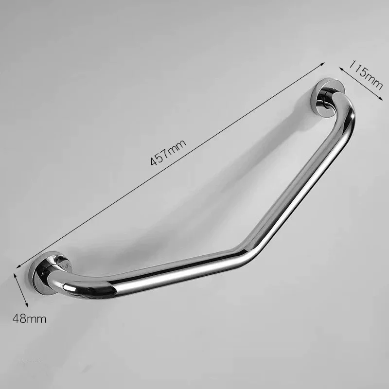 Tuqiu Gold Bathroom Tub Shower Safety Bar Rose gold brass Grab Bar Chrome Grip Hand grip Bathroom Handrail Grab Bar 6