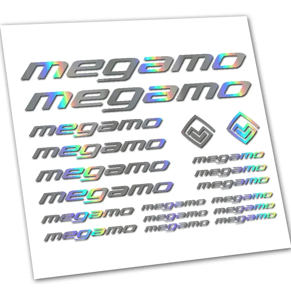 For Megamo Bike Frame Decal Set Bicycle Cycling Riding Die-Cut Vinyl Graphic