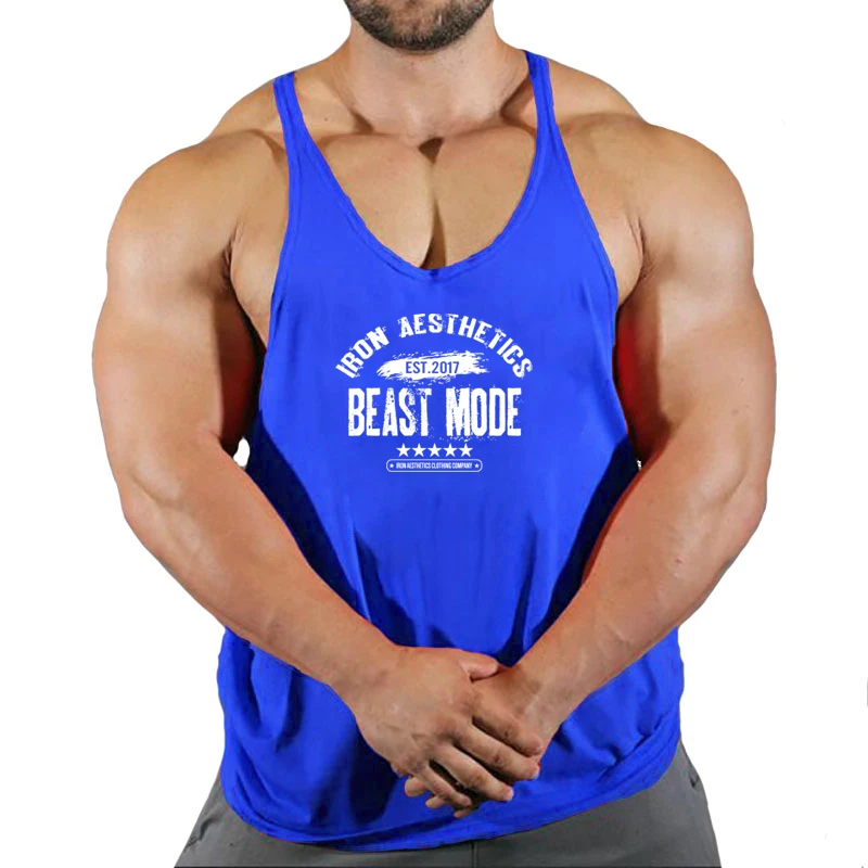 Gym Vest Fitness Shirt Muscular Man Singlet Men Vests Stringer Sleeveless Sweatshirt Men\'s Singlets Top for Fitness Clothing