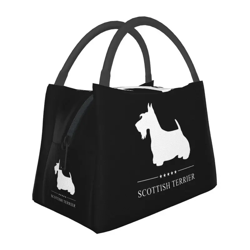 

Scottish Terrier Lunch Box Women Scottie Dog Thermal Cooler Food Insulated Lunch Bag Hospital Office Pinic Container