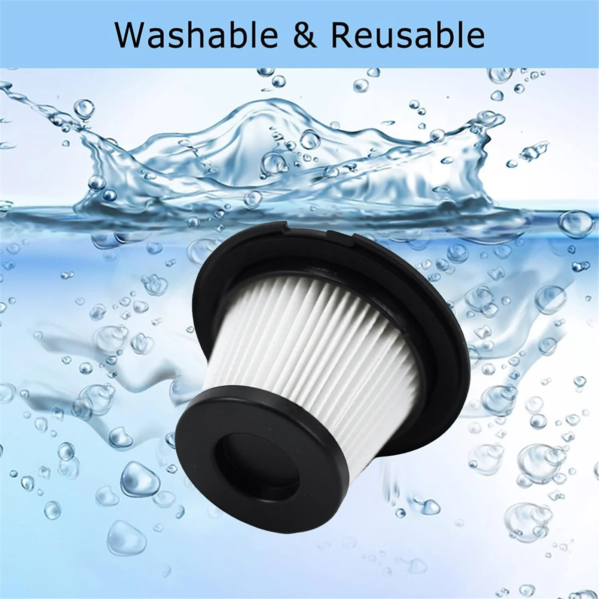 6 قطعة فلتر HEPA لملحقات كنس MOOSOO K17/K17G استبدال أجزاء التنظيفM14K