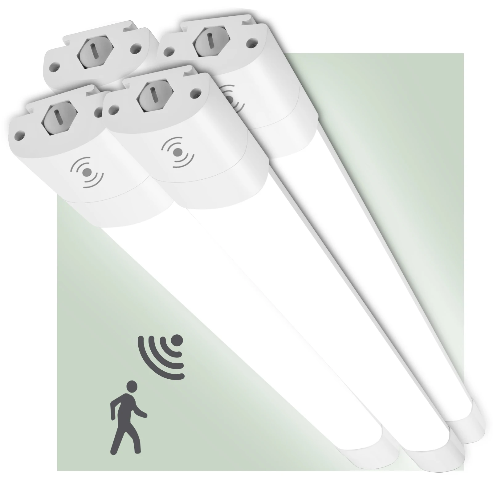 1PC/2PCS/4PCS 36W LED Deckenleuchte 117cm, 4000LM 4000K IP66 Linkable Motion Sensor Rohr Lampe für Keller Werkstatt Garage