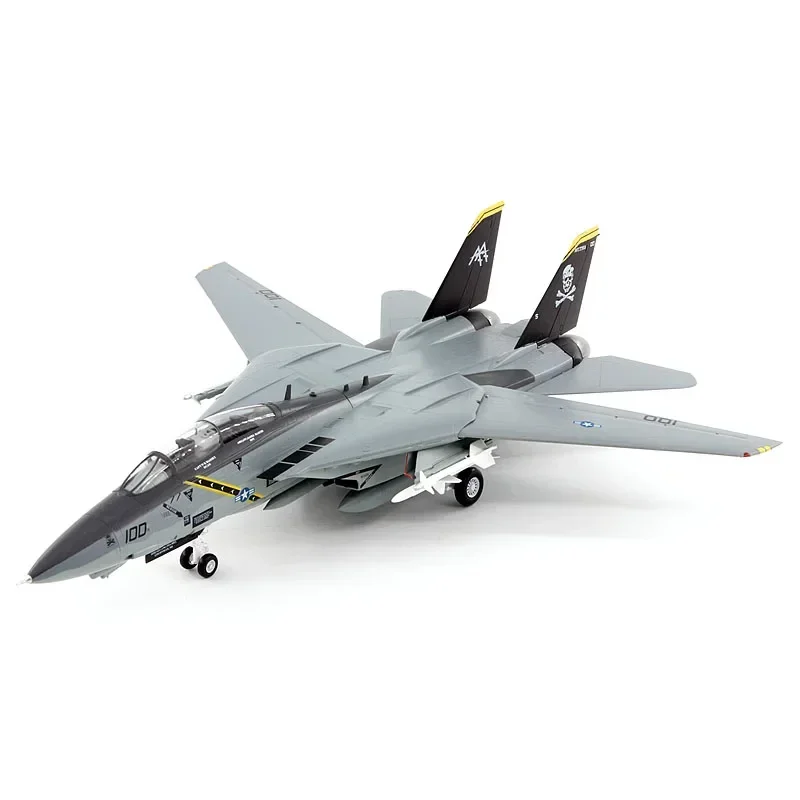 2024 New Home Decor 1:72 Scale U.S. Navy F-14B Fighter Original Finished Plastics Model Simulation Static Collectible Toy Gift