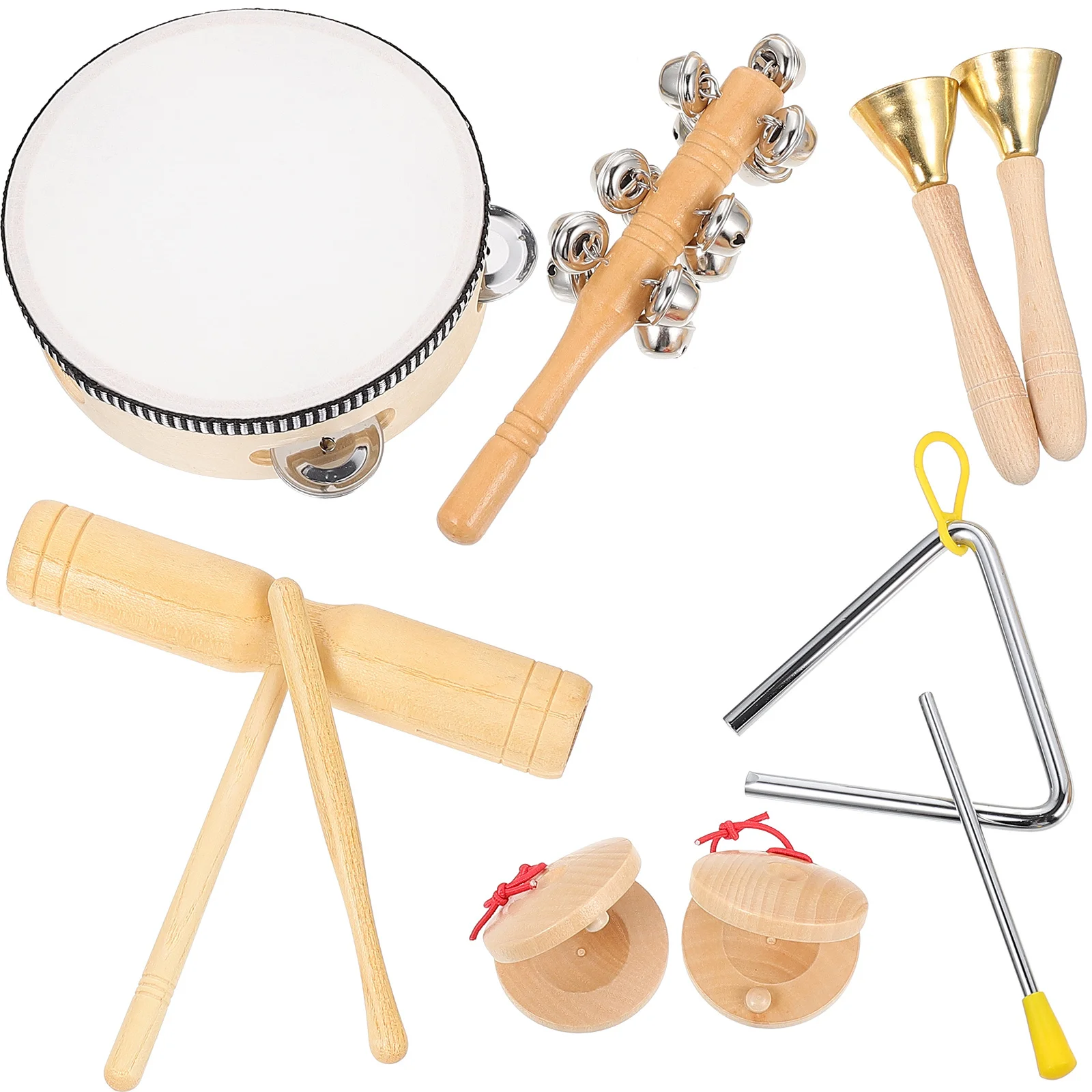 6 szt. Instrumentów muzycznych edukacyjnych dla dzieci, instrumenty perkusyjne, prezent dla maluchów, zabawki dla maluchów, instrument perkusyjny.