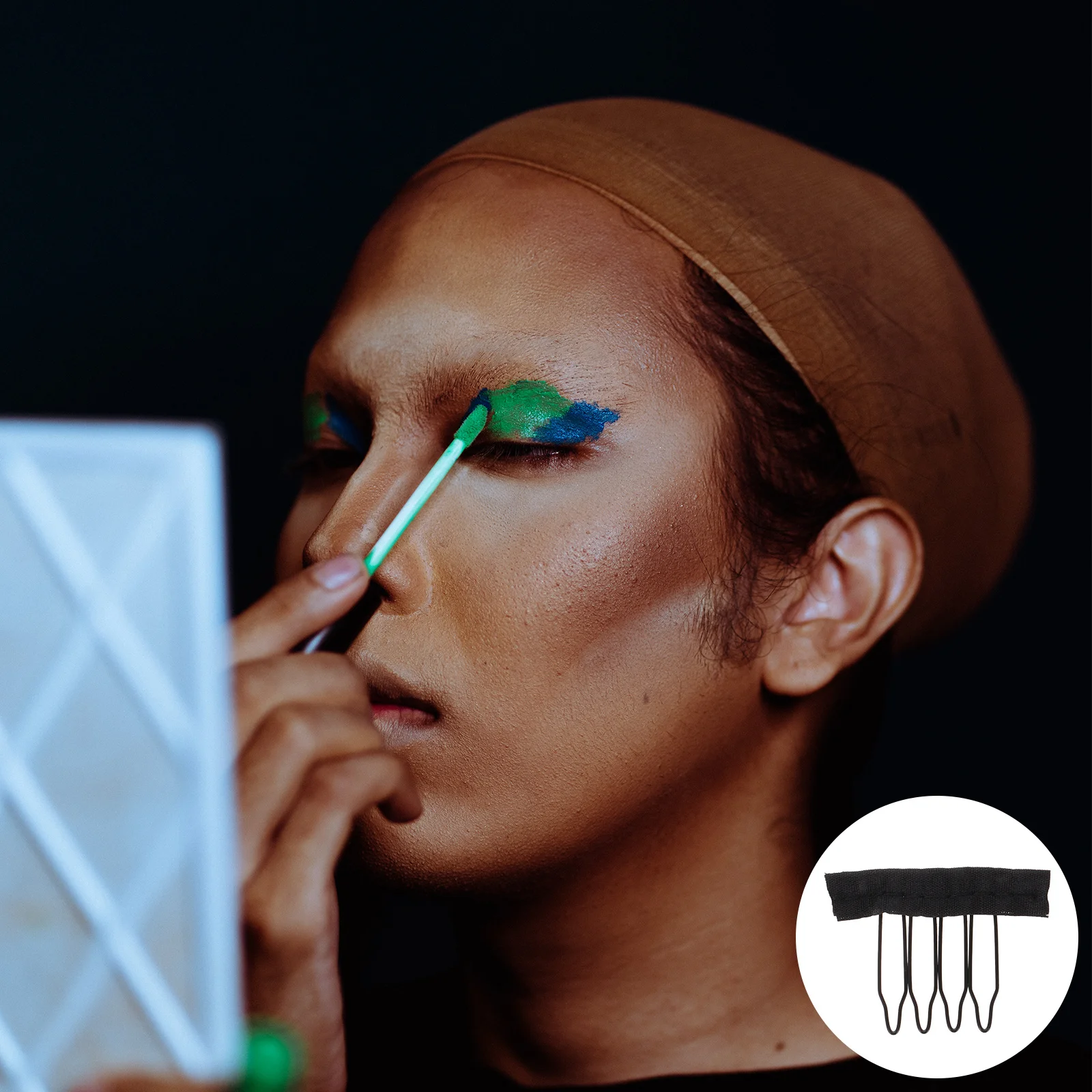 

3 Bags Combs with Cloth Small Clips for Hairpiece Caps Strong Hold Smooth Finish Versatile Accessories Tools Daily Use