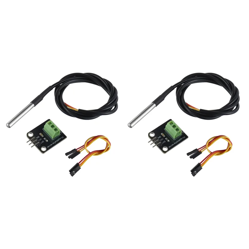 

F-T BOJACK DS18B20 Temperature Sensor Module Kit With Waterproof Stainless Steel Probe For Raspberry Pi