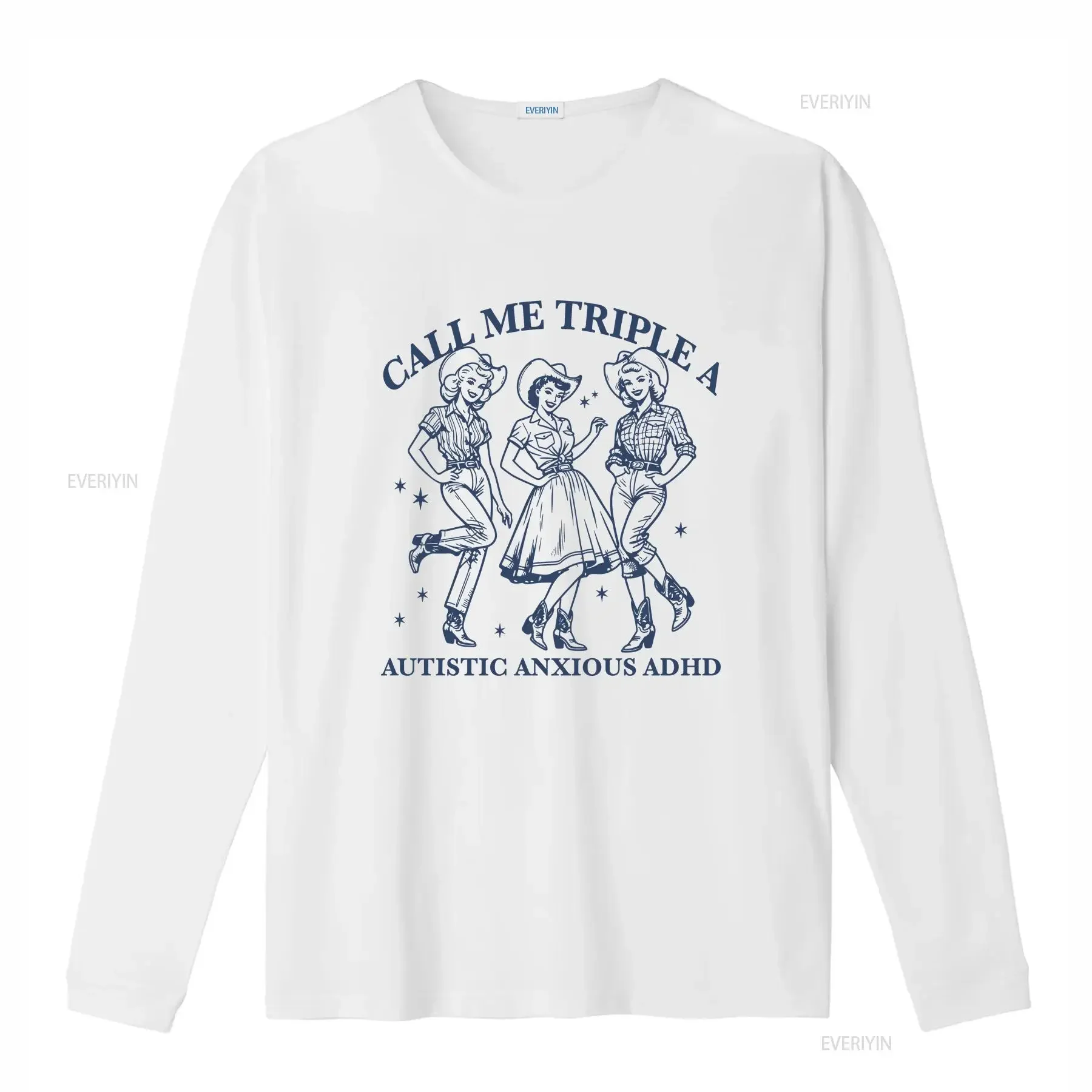 Triple A autistic anxious adhd audhd autism awareness slaydhd overstimulated neurodiversity funny anxiety bcba shirt vintage
