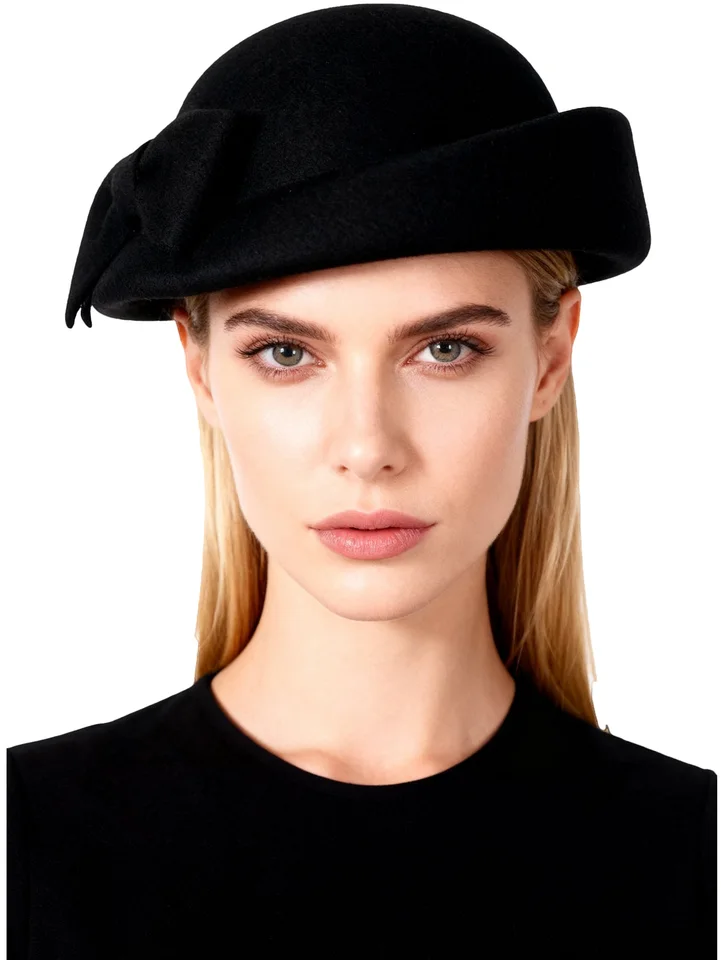FS Fashion Wool Felt Fascinator Hats For Women Wedding 