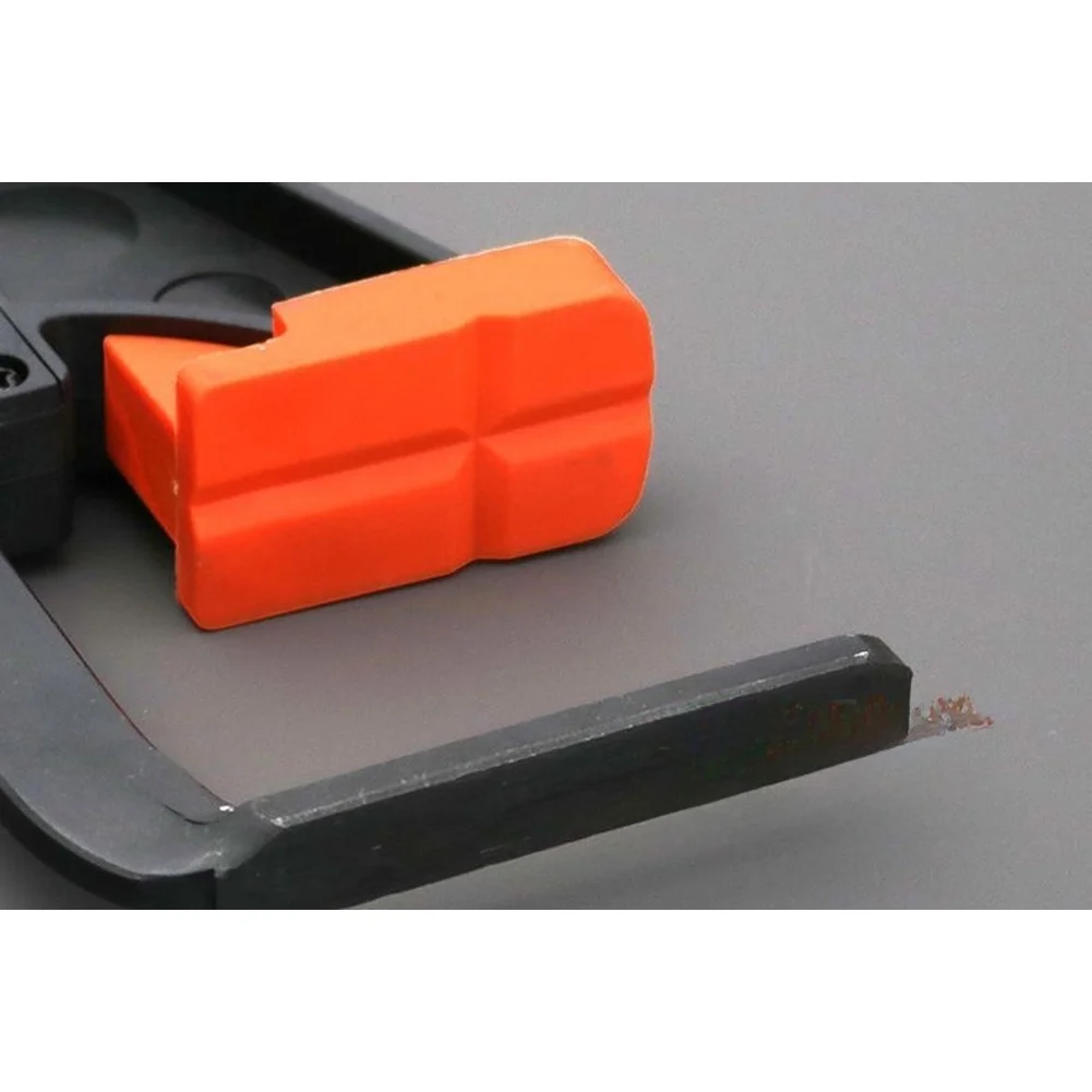 For Woodworking Guide Rail Clamp 160mm Quick Release F Clip Made of PA6+45 Steel with Orange Black Color Finish