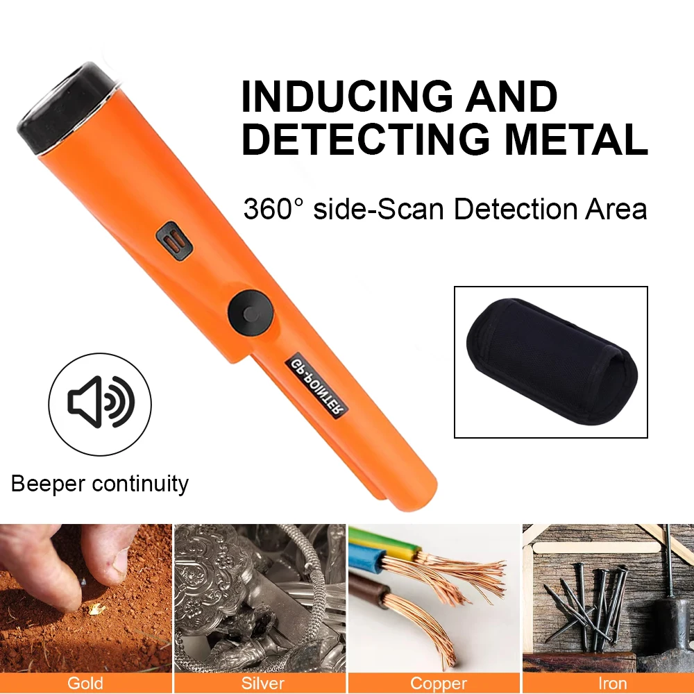 1PC Positioning Rod Handheld Underground Metal Detector GP Pointer Handheld Waterproof High Sensitivity Security Detector