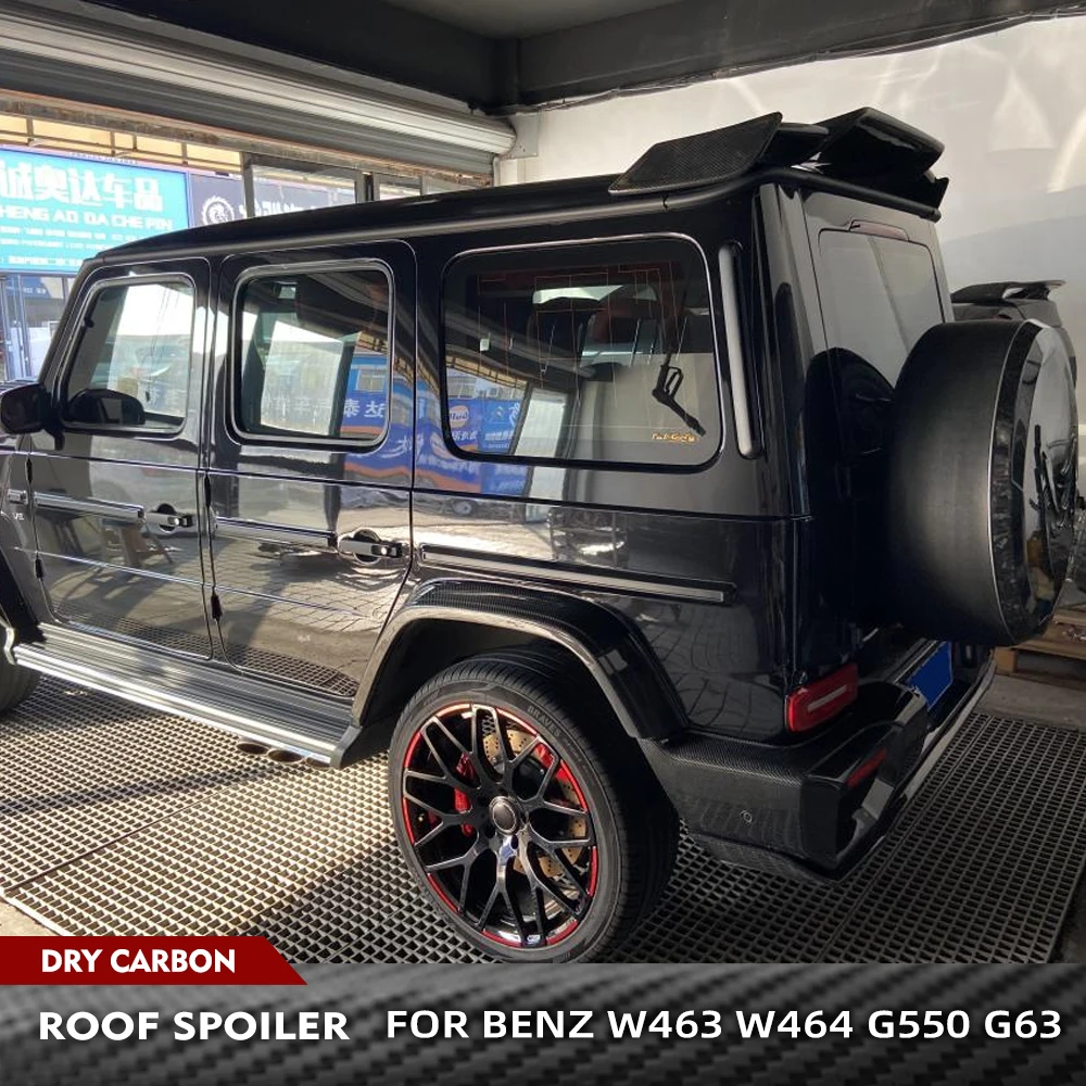 

Автомобильная модель Mercedes-Benz G Class Wagon W463 W464 G550 G63 Up Prepreg, сухое углеродное волокно, заднее крыло автомобиля