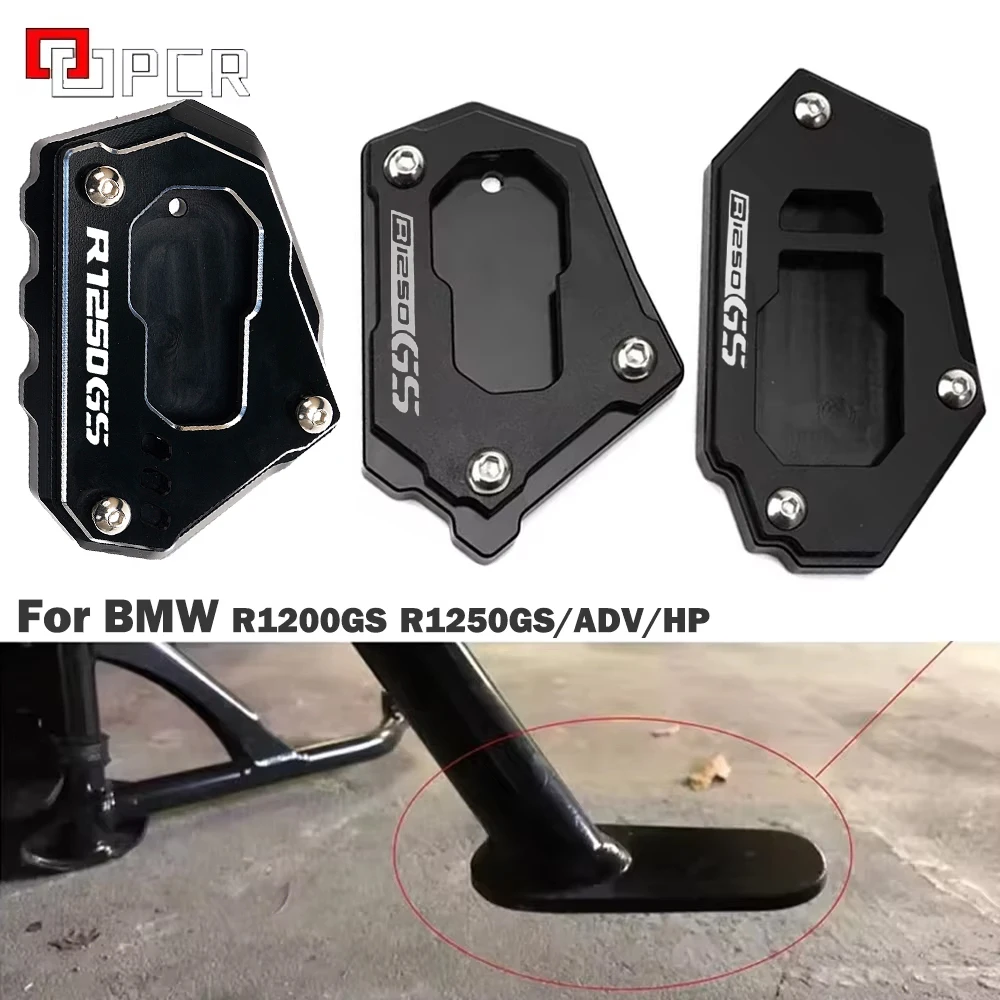 

3 Sizes For BMW R1200GS R1250GS R1250 GS ADV HP Version 2018 2019 2020 Motorcycle CNC Side Stand Enlarge Extension Kickstand