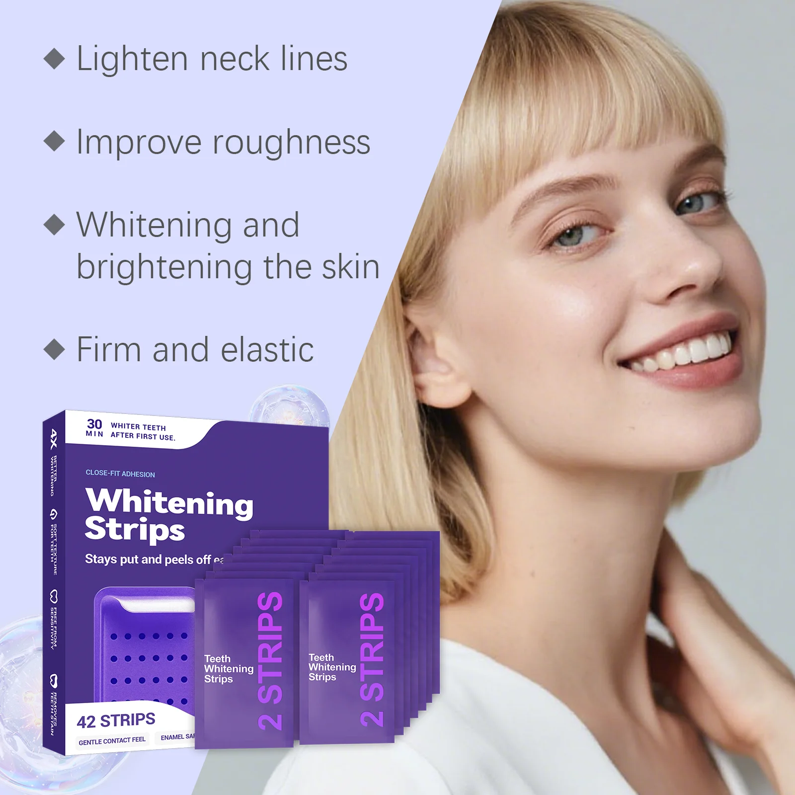 치아 미백 스트립 42개입 밀착형 접착제 부드러운 일상 - Teeth Whitening In Office 리뷰 및 가격